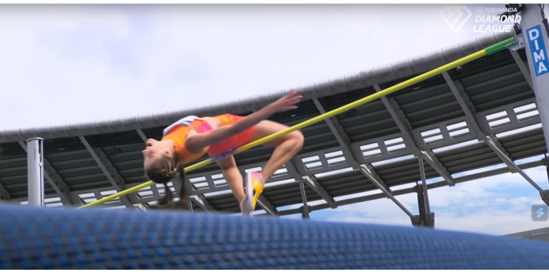 Record du monde du saut en hauteur sur un sautoir DIMA