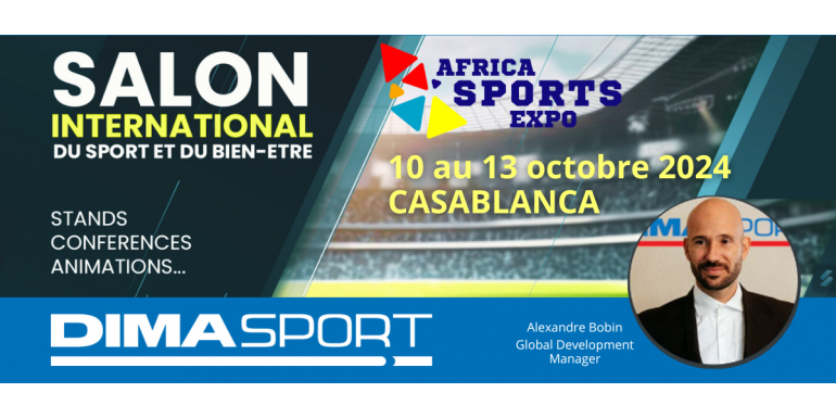 Dimasport will be at the Africa Sports Expo 2024 in Casablanca