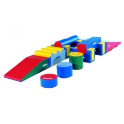 BIG BALANCING OBSTACLE COURSE12 FOAM MODULESFOR 3-8 YEARS CHILDREN