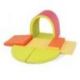 TUNNEL OBSTACLE COURSE<br />6 FOAM MODULES<br />FOR 6-18 MONTHS CHILDRENS