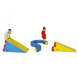 UP AND DOWN OBSTACLE COURSE5 FOAM MODULESFOR 3-6 YEARS OLD CHILDRENS