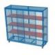 LARGE MOBILE EQUIPEMENT STORAGE CUPBOARD<br />201 X 65 X 188 CM<br />WITH 2 SLIDING DOORS