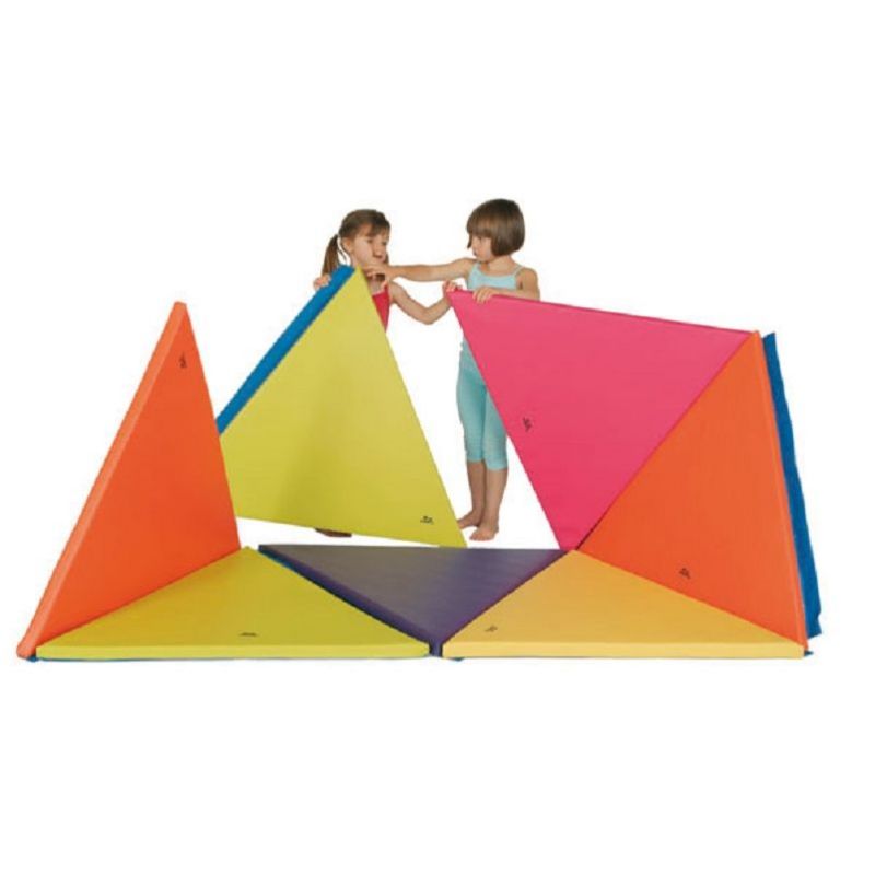 DIMAKID TRIANGLE MAT SET OF 6<br />FULLY ASSEMBLING<br />100 X 100 X 3 CM
