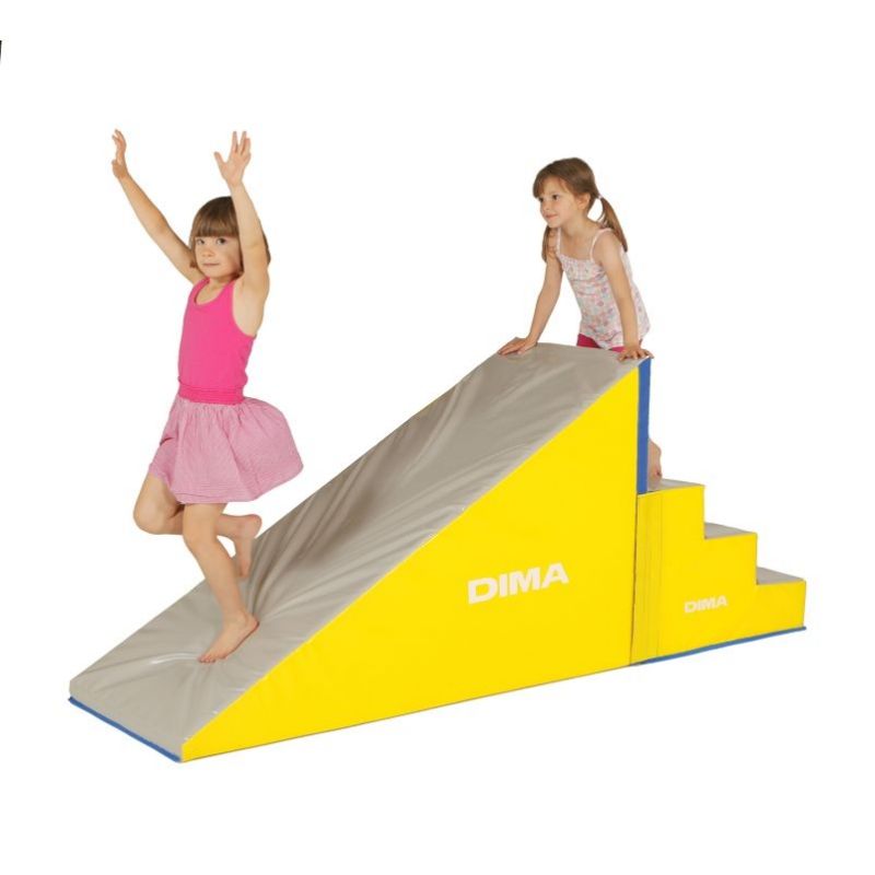 SLIDING OBSTACLE COURSE<br />2 FOAM MODULES<br />FOR 2-12 YEARS OLD CHILDRENS