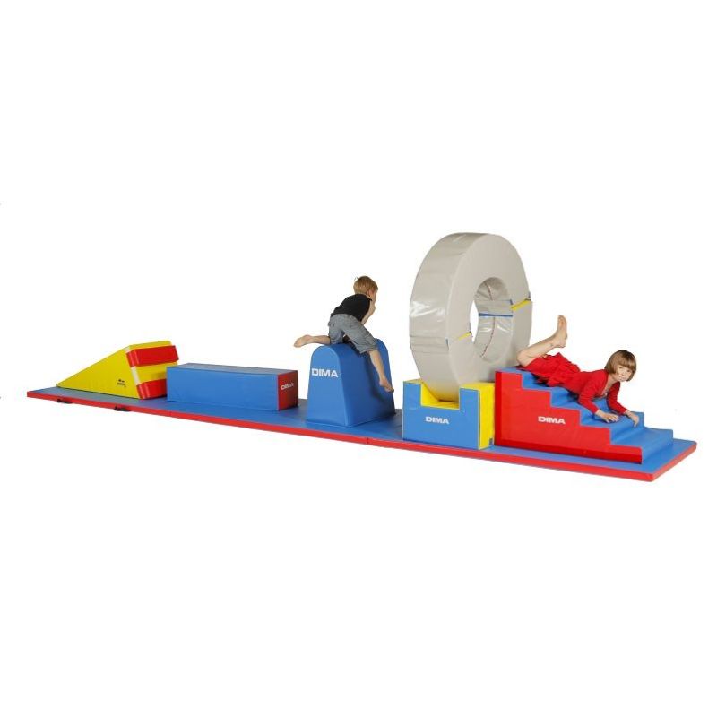JUMPING MOTOR SKILL OBSTACLE COURSE<br />9 FOAM MODULES<br />FOR 3-6 YEARS OLD CHILDRENS