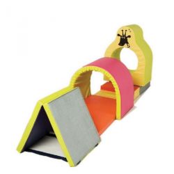 HIDE AND SEEK OBSTACLE COURSE 5 FOAM MODULESFOR 6-18 MONTHS CHILDRENS