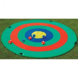 VELCRO TARGET RAINBOW DIAMETER 1.50M 6 VELCRO BALLS