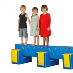 RAISED BALANCE BEAM FOAM FOR CHILDRENS 120 x 60 x 55 CM