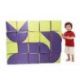 PUZZLE POUR ENFANT EN CUBES DE MOUSSE GEANT<br />JEU DE CONSTRUCTION