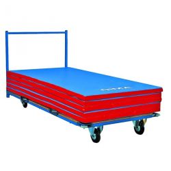 CHARIOT DE TRANSPORT DE TAPIS A PLATEAU 200 X 100 CM