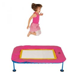 MINI TRAMPOLINE DE GYMNASTIQUE POUR ENFANT 160 X 120 X 35 CM