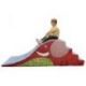 TOBOGGAN EN MOUSSE ELEPHANTGLISSE<br />200 X 65 X 60 CM