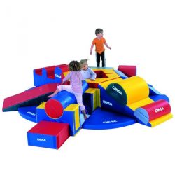 PARCOURS MEME PAS PEUR 20 MODULES MOUSSE POUR ENFANT DE 2-8 ANS