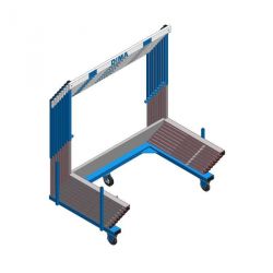 TRANSPOR CART FOR 8 INTERNATIONAL/CLUB STEEL HURDLES