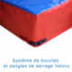 BACHE INTEMPERIES POUR SAUTOIR REPLIABLE EN 3 PARTIES SUR CAILLEBOTIS (REPLIE)