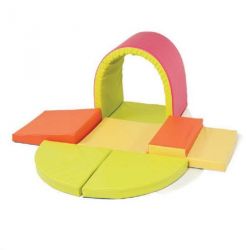 TUNNEL OBSTACLE COURSE6 FOAM MODULESFOR 6-18 MONTHS CHILDRENS