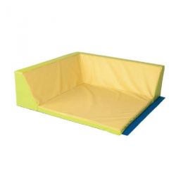 CORNER MAT WITH BACK SUPPORTQUIET DIMAKID RANGE96 X 96 X 30 CM