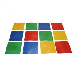 SQUARE POLY SPOTS - SET OF 1220 X 20 CM