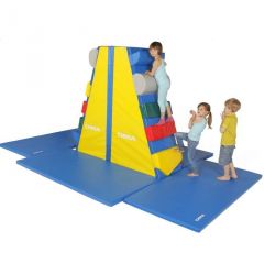 TOUR DE VARAPPE / ESCALADE EN MOUSSE POUR ENFANT 180 X 60 X 180 CM