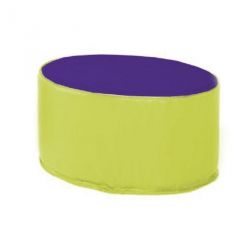 MINI POUF OVAL POUR ENFANT 26 X 34 CM