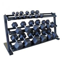 RACK DE RANGEMENT POUR HALTERES 165 X 50 X 80 CM