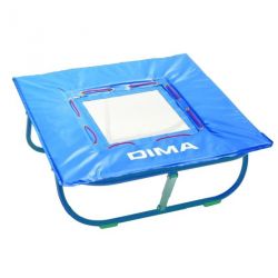 MINI TRAMPOLINE A RESSORT 115 X 115 X 45/55 CM 