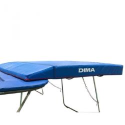 MATELAS DE SÉCURITÉ TRAMPOLINE AVEC MODULE AMOVIBLE BISEAUTÉ 240X300X20CM