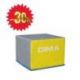 GOOD DEAL - POUF 40 X 40 X 30 CM - YELLOW AND GRAY<br />