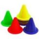 CONE CAOUTCHOUC SOUPLE <br />HAUTEUR 15 CM <br />LOT DE 12