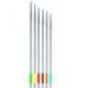 JAVELOTS SCOLAIRES <br />ALUMINIUM POINTE ACIER<br />LOT DE 3