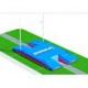 INTERNATIONAL DOUBLE-FRONT UP&amp;DOWN <br />POLE VAULT LANDING SYSTEM <br />11.00 X 6.00 M