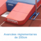 MATELAS PERCHE REVERSIBLE <br />AVEC CAILLEBOTIS <br />7.00X5.00X0.80/0.50M