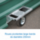 HURDLE CARTS SHEDS <br />ON SWIVELING WHEELS