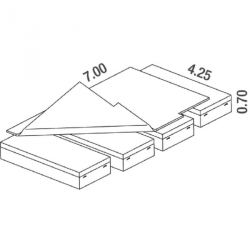 MATELAS HAUTEUR GRAND CHAMPIONNAT 7.00 X 4.25/4.00 X 0.70M