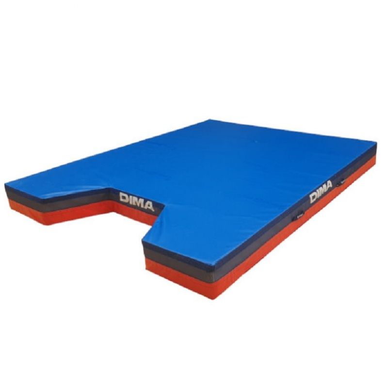 NAGE-KOMI DROP MAT <br />WITH TRAPEZOIDAL NOTCH<br />240 X 200 X 20 CM