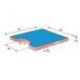 NAGE-KOMI DROP MAT <br />WITH TRAPEZOIDAL NOTCH<br />240 X 200 X 20 CM