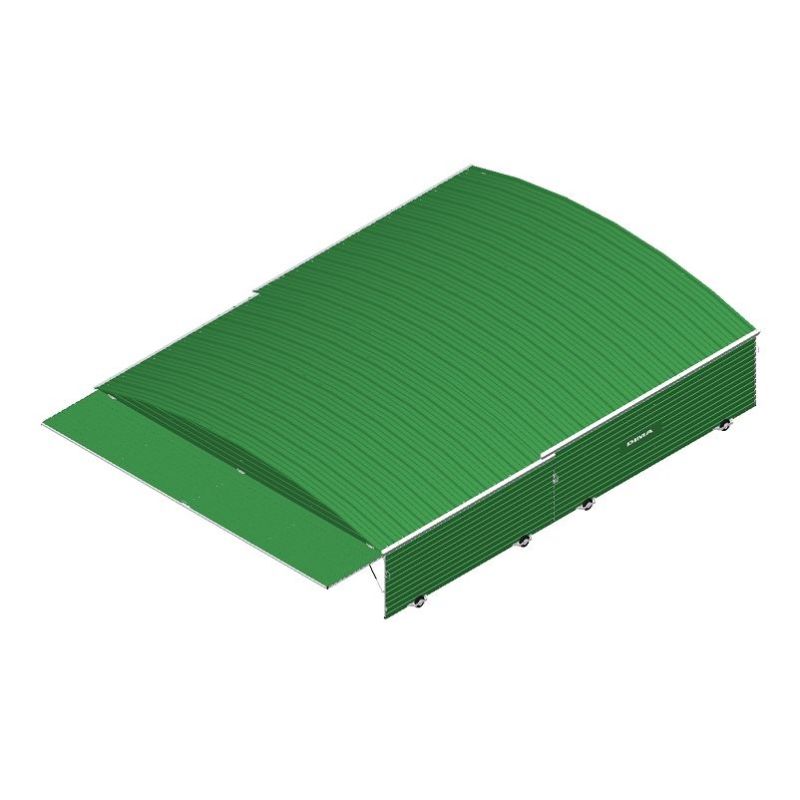 INTEGRAL SHED FOR FEDERAL <br />POLE-VAULT LANDING SYSTEM<br />FOR 7.50 X 5.50 M MATS