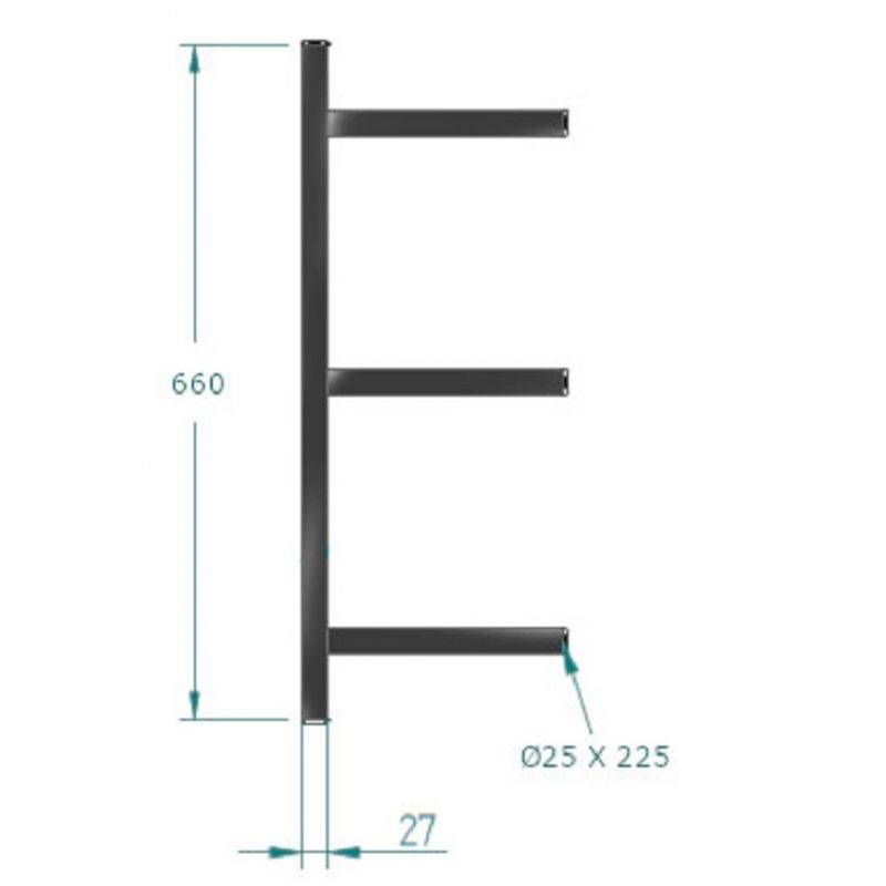 WALLMOUNT FRACTIONAL PLATE STORAGE