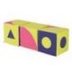 PUZZLE POUR ENFANT EN CUBES DE MOUSSE GEANT<br />JEU DE CONSTRUCTION