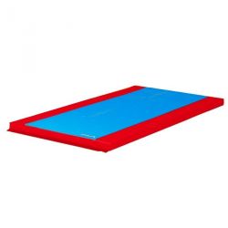 TAPIS DE GYMNASTIQUE DIMASPORT BORDS ROUGES ASSOCIATIF EN BOUT