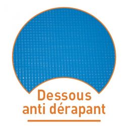 HOUSSE DIMASPORT POUR MATELAS DE RECEPTION BORDS ROUGES - SOLIDAIRE VELCRO EN BOUT