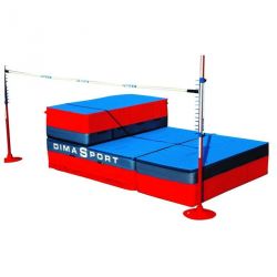 DIMASPORT 3-SECTION FOLDAWAY HIGH JUMP LANDING SYSTEM