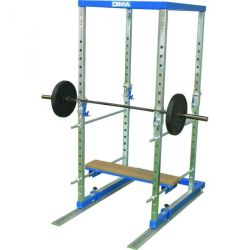 PREMIUM SQUAT CAGE ON SLIDING RAILS