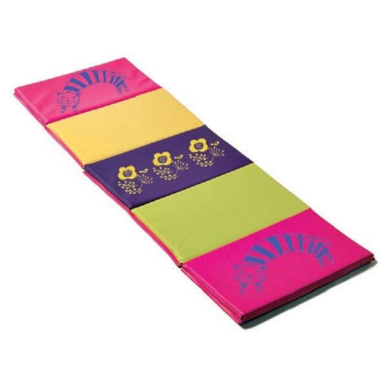 Tapis d'evolution pliable dimakid <br/>serigraphiee multicolore <br/>250 x 100 x 4cm