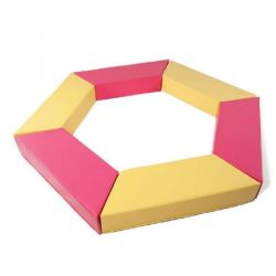 CHILDREN HEXAGONAL SOFT BENCH