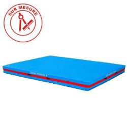 MATELAS DE GYM REVERSIBLE DOUBLE DENSITE SUR MESURE