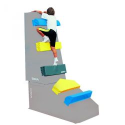 PRISE D'ESCALADE EN MOUSSE FIXATION VELCRO - JEU DE 5