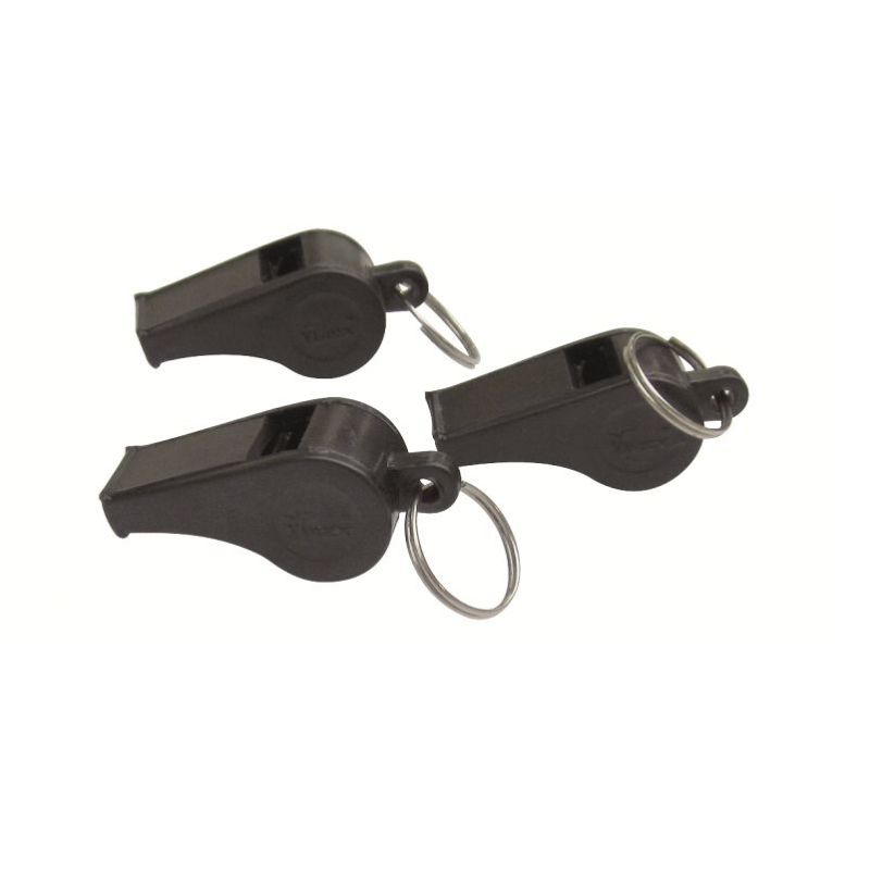 WHISTLE WITH LANYARD<br />SET OF 3