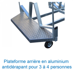 CHARIOT DE TRANSPORT POUR 60 HAIES GRANDE COMPETITION