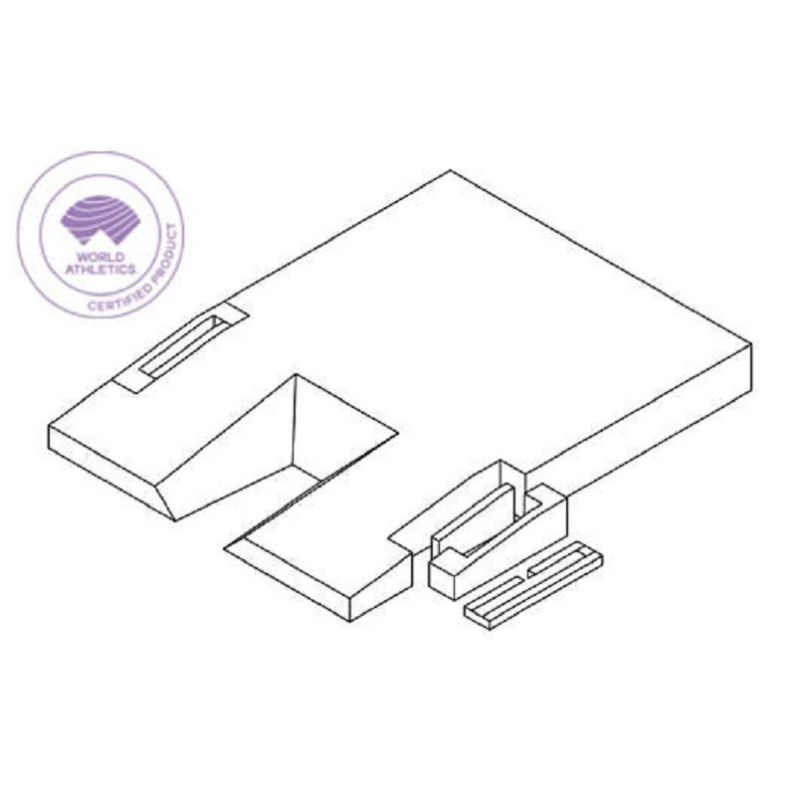 INTERNATIONAL POLE VAULT LANDING SYSTEM <br />8.00 X 6.00 M